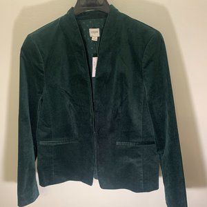 J. Crew Velvet broadway blazer